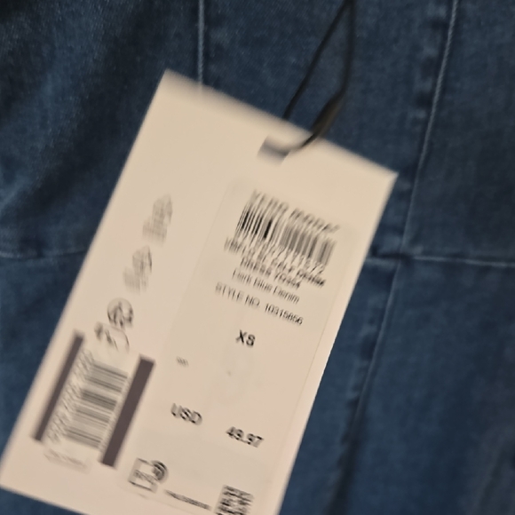 Vero Moda Blue Denim Midi Dress - Picture 9 of 10